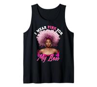 Je Porte du Rose pour Mon Patron, Cancer du Sein, Femme Noire, mélanine Débardeur