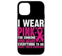 Je Porte du Rose pour Quelqu'un Qui représente Tout pour Moi Coque pour iPhone 12/12 Pro