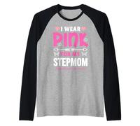 Je Porte du Rose pour sensibiliser ma Belle-mère au Cancer du Sein Manche Raglan