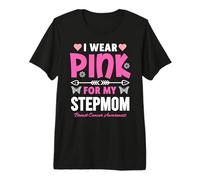 Je Porte du Rose pour sensibiliser ma Belle-mère au Cancer du Sein T-Shirt Haut de Gamme