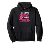 Je Porte du Rose pour sensibiliser ma cousine au Cancer du Sein Sweat à Capuche