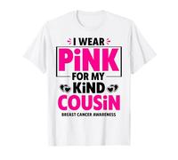 Je Porte du Rose pour sensibiliser ma cousine au Cancer du Sein T-Shirt