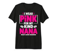 Je Porte du Rose pour sensibiliser ma Grand-mère au Cancer du Sein T-Shirt Haut de Gamme