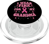 Je Porte du Rose pour sensibiliser ma Grand-mère au Cancer PopSockets PopGrip pour MagSafe