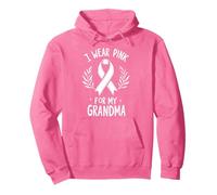 Je Porte du Rose pour sensibiliser ma Grand-mère au Cancer Sweat à Capuche