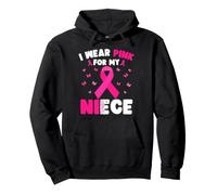 Je Porte du Rose pour sensibiliser ma nièce au Cancer du Sein Sweat à Capuche