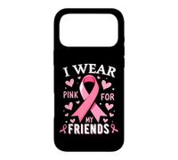 Je Porte du Rose pour sensibiliser Mes Amis au Cancer Coque pour iPhone 17 Pro Max