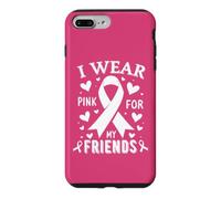 Je Porte du Rose pour sensibiliser Mes Amis au Cancer Coque pour iPhone 7 Plus/8 Plus