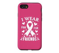 Je Porte du Rose pour sensibiliser Mes Amis au Cancer Coque pour iPhone SE (2020) / 7/8