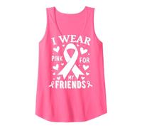Je Porte du Rose pour sensibiliser Mes Amis au Cancer Débardeur