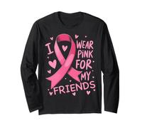 Je Porte du Rose pour sensibiliser Mes Amis au Cancer Manche Longue
