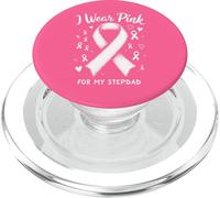 Je Porte du Rose pour sensibiliser Mon Beau-père au Cancer PopSockets PopGrip pour MagSafe