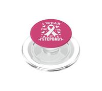 Je Porte du Rose pour sensibiliser Mon Beau-père au Cancer PopSockets PopGrip pour MagSafe