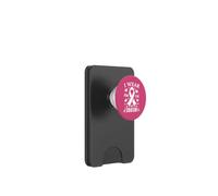 Je Porte du Rose pour sensibiliser Mon Cousin au Cancer PopSockets PopWallet pour MagSafe
