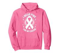 Je Porte du Rose pour sensibiliser Mon Cousin au Cancer Sweat à Capuche