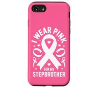 Je Porte du Rose pour sensibiliser Mon Demi-frère au Cancer Coque pour iPhone SE (2020) / 7/8