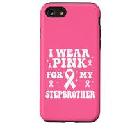 Je Porte du Rose pour sensibiliser Mon Demi-frère au Cancer Coque pour iPhone SE (2020) / 7/8