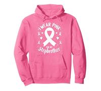 Je Porte du Rose pour sensibiliser Mon Demi-frère au Cancer Sweat à Capuche