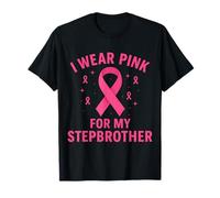 Je Porte du Rose pour sensibiliser Mon Demi-frère au Cancer T-Shirt