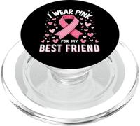 Je Porte du Rose pour sensibiliser Mon Meilleur ami au Cancer PopSockets PopGrip pour MagSafe