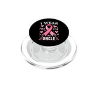 Je Porte du Rose pour sensibiliser Mon Oncle au Cancer PopSockets PopGrip pour MagSafe