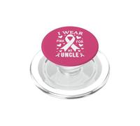 Je Porte du Rose pour sensibiliser Mon Oncle au Cancer PopSockets PopGrip pour MagSafe