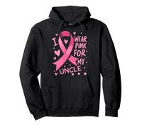 Je Porte du Rose pour sensibiliser Mon Oncle au Cancer Sweat à Capuche