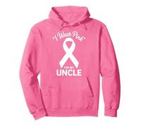 Je Porte du Rose pour sensibiliser Mon Oncle au Cancer Sweat à Capuche