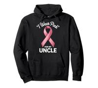 Je Porte du Rose pour sensibiliser Mon Oncle au Cancer Sweat à Capuche