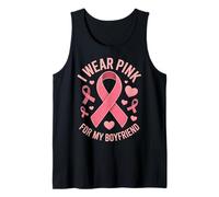 Je Porte du Rose pour sensibiliser Mon Petit ami au Cancer Débardeur