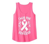Je Porte du Rose pour sensibiliser Mon Petit ami au Cancer Débardeur