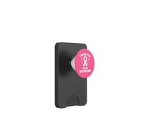 Je Porte du Rose pour sensibiliser Mon Petit ami au Cancer PopSockets PopWallet pour MagSafe