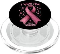 Je Porte du Rose pour sensibiliser Mon Voisin au Cancer PopSockets PopGrip pour MagSafe