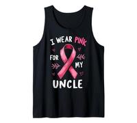 Je Porte du Rose pour Soutenir la Sensibilisation au Cancer de Mon Oncle Débardeur
