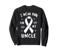 Je Porte du Rose pour Soutenir la Sensibilisation au Cancer de Mon Oncle Sweatshirt