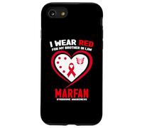 Je Porte du Rouge pour la Sensibilisation au Syndrome de Marfan de Mon Beau-frère Coque pour iPhone SE (2020) / 7/8