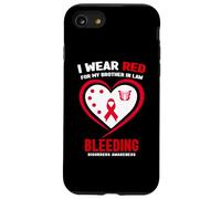 Je Porte du Rouge pour Les Troubles de la Coagulation de Mon Beau-frère Coque pour iPhone SE (2020) / 7/8
