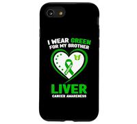 Je Porte du Vert pour la Sensibilisation au Cancer du Foie de Mon frère Coque pour iPhone SE (2020) / 7/8