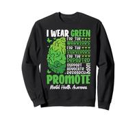 Je Porte du Vert pour Les Warriors pour Les survivants pour Le Depa Sweatshirt