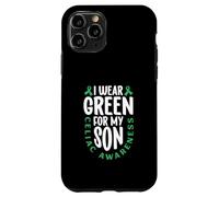 Je porte du vert pour mon fils - Zöliakie Awareness Coque pour iPhone 11 Pro