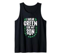 Je porte du vert pour mon fils - Zöliakie Awareness Débardeur