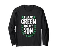 Je porte du vert pour mon fils - Zöliakie Awareness Manche Longue
