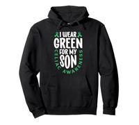 Je porte du vert pour mon fils - Zöliakie Awareness Sweat à Capuche