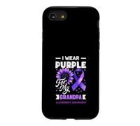 Je Porte du Violet pour Aider Mon Grand-père à Lutter Contre la maladie d'Alzheimer Coque pour iPhone SE (2020) / 7/8