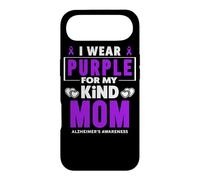Je Porte du Violet pour ma mère Sensibilisation à la maladie d'Alzheimer Coque pour iPhone Air