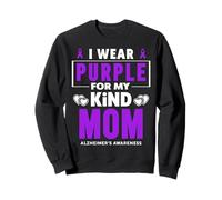 Je Porte du Violet pour ma mère Sensibilisation à la maladie d'Alzheimer Sweatshirt