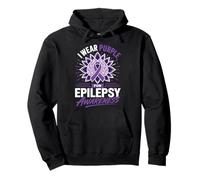 Je Porte du Violet pour sensibiliser à l'épilepsie Sweat à Capuche