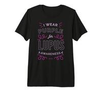 Je Porte du Violet pour SENSIBILISER AU Lupus | SLE Meme T-Shirt Haut de Gamme