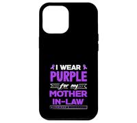 Je Porte du Violet pour sensibiliser ma Belle-mère à la maladie d'Alzheimer Coque pour iPhone 12 Pro Max