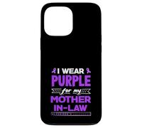 Je Porte du Violet pour sensibiliser ma Belle-mère à la maladie d'Alzheimer Coque pour iPhone 13 Pro Max